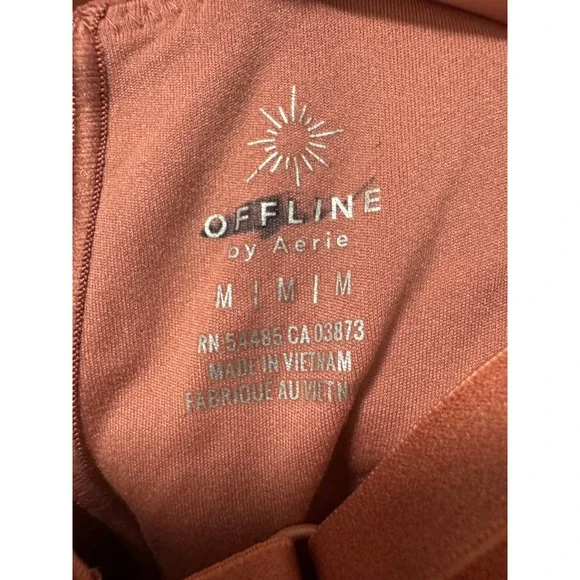 OFFLINE by Aerie Floral Rose Real Me Ruffle Exercise Dress with Shorts Medium - Picture 7 of 9